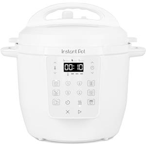 Instant Pot Multicooker, 5,7L 7-in-1 Pentola a Pressione, Vaporiera, Scaldavivande in Acciaio Inossidabile Spazzolato, Adatta a Cucinare Riso, Zuppa, Verdura e Yogurt a Cottura Lenta, Bianco Sale