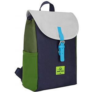Johnny Urban Zaino per bambini, ragazza & ragazzo verde - Johnny Urban Junior LIAM, realizzato con bottiglie in PET riciclato, per bambini di scuola materna/elementare, resistente all'acqua e privo di BPA