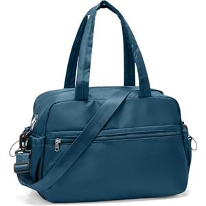 SEAFEW Borsone da Viaggio,Bagaglio a Mano 40x30x20 Ryanair Borsa da Viaggio con Scomparto per le Scarpe,Borsa da Cabina Ryanair 40x30x20 Borsa Sportiva Borsone da Palestra Borsa da Weekend,L3-Blu pavone
