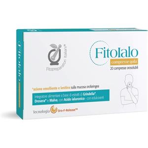 BIONATIVA FPI FITOIALO - Integratore Alimentare in Compresse Orosolubili con Grindelia, Drosera e Malva
