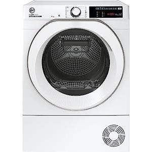 Hoover H-DRY 500 Asciugatrice 8 Kg, Pompa di Calore, Libera Installazione, Classe E, Controllo da App hOn e Connessione Wi-Fi, Griglia per Scarpe, 59,6 x 58,5 x 85 cm, Bianca - NDE H8A2TCEXS-S