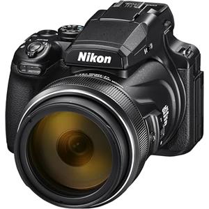 Nikon Coolpix P1100 Fotocamera Bridge, Zoom Ottico 125x (24-3000mm), Sensore CMOS 16 MP, Video 4K UHD, Stabilizzazione Ottica VR, LCD Articolato 3.2, Nero [Nital card: 4 anni di garanzia]