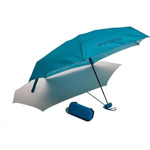 Muitomas, Ombrellino con Custodia, Ombrello Pioggia Pieghevole, Ombrello Piccolo Antivento e Pioggia, Colore Blu Ottanio