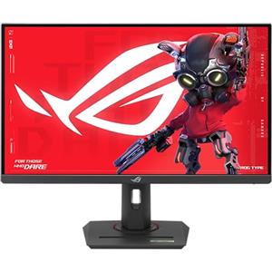 ASUS ROG Strix XG27UCG Dual mode Monitor Gaming da 27" pollici 3840x2160 4K 160Hz / FHD 320Hz, Tempo di Risposta 1ms, Fast IPS Extreme Low Motion Blur Sync, USB Type-C, G-Sync, HDR, Aura Sync, Nero