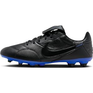 Nike The Premier III Fg, Soccer Shoe Uomo, Black/Black-Hyper Royal, 47 EU