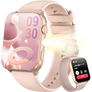 Blackview Smartwatch Uomo Donna, Effettua e Rispondi alle Chiamate,1,91'' Orologio Intelligente 100+ Modalità Sportive/Sonno/Cardiofrequenzimetro/SpO2/ Torcia per Android IOS