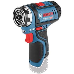 BOSCH - GSR 12V-15 FC Professional Nero, Blu Trapano con impugnatura a pistola Ioni di Litio 600g