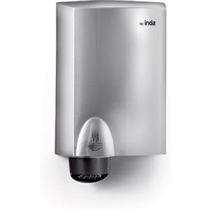 Inda Asciugamani Elettrici Hotellerie Grigio con Termostato di Sicurezza - Design Moderno e Durevole