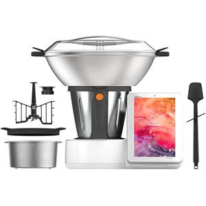 Taurus Mycook Next Robot da Cucina 2000W 3.75 Litri Vaporiera 5 Litri Connessione Wi-Fi Bianco