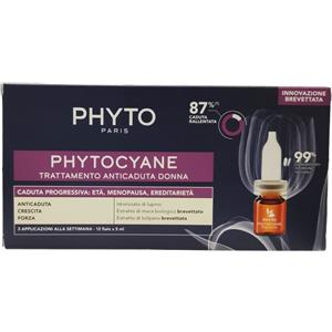 PHYTO (LABORATOIRE NATIVE IT.) Phytocyane Trattamento Anti-Caduta Progressiva Capelli Donna 12x5 ml - Età menopausa ereditarietà