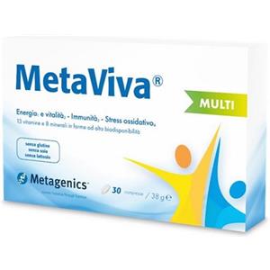 Metagenics MetaViva Multi - Integratore Multivitaminico e Minerale in 30 Compresse ad Alta Biodisponibilità