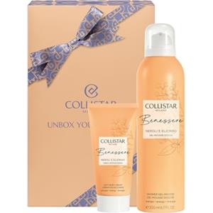 Collistar Cofanetto Regalo Donna Benessere Neroli ed Elicriso con Gel-Mousse Doccia 200ml + Crema Soffice Corpo 50ml, Idratante, Illuminante e Rigenerante