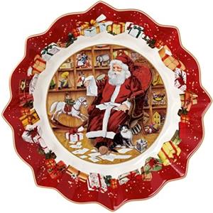 Villeroy & Boch - Toy's Fantasy Coppa Ciotola Decorativa di Natale in Porcellana Premium, 25cm, Capacità 430ml