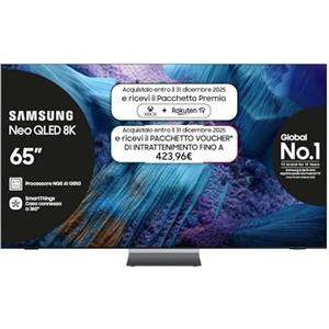 SAMSUNG Smart TV 65'' QE65QN990FTXZT Neo QLED 8K Mini LED, NQ8 AI Gen3 Processor, 8K AI Upscaling Pro, Wireless One Connect, Dolby Atmos, Infinity Air, 2025
