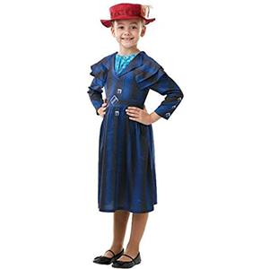 Rubie's 640649M Costume ufficiale Disney Mary Poppins Il ritorno del film Settimana del libro, personaggio per ragazze, taglia media (età 5-6 anni), Multicolore, M