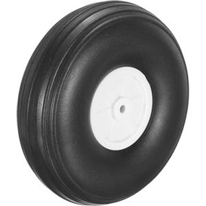 sourcing map Ruote per aeroplani RC, 3,5 pollici OD RC Parti di Aereo Ruote Modello Aereo Luce PU Spugna Gomma Coda Ruota in Schiuma per DIY RC Modello Aereo Aereo