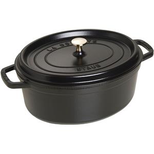 STAUB CASSERUOLA COCOTTE OVALE CM 29 NERA 1007352