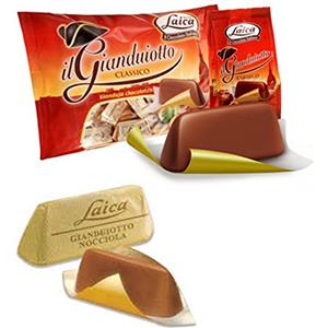 Laica 1 Kg CIOCCOLATINI GIANDUIOTTI CLASSICI ALLA NOCCIOLA GIANDUIA SFUSI CIOCCOLATO