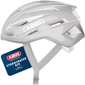 Abus StormChaser ACE - Casco da Corsa Leggero per Gare Ciclistiche, Gravel e Ciclocross, Nero Velvet, Taglia S (51-55 cm)