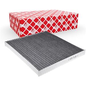 febi bilstein 32576 Filtro Abitacolo Originale - Cartuccia, 20mm x 220,5mm x 199mm, Made in Germany