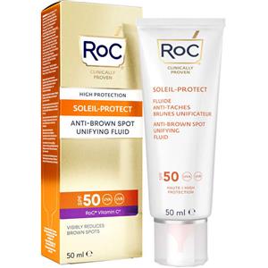 Roc - Fluido solare viso SPF 50+ antimacchie brune 50 ml