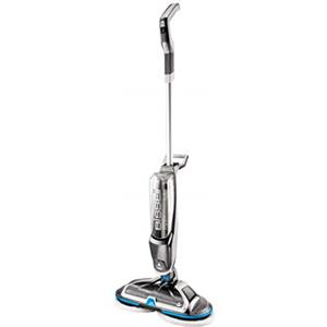 Bissell SpinWave Cordless Scopa a Frange per Pavimenti Duri 2240N | Dischi rotanti motorizzati, spruzzatura a richiesta, batteria litio 18 V, fino a 20 min, per piastrelle e PVC