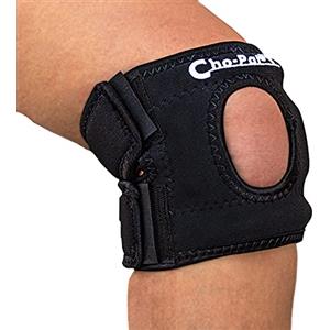 Cho-Pat taglia: XS, colore: nero, Ginocchiera, stabilizzatore-Fascia di supporto per gamba sinistra