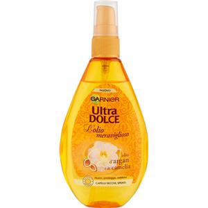 Garnier Ultra Dolce Olio Meraviglioso 150 ml - Nutriente con Olio di Argan e Camelia per Capelli Secchi e Spenti