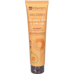 La Saponaria Balsamo Nutriente Girasole Bio e Avocado 150ml - Nutre e Ripara Capelli Secchi e Trattati