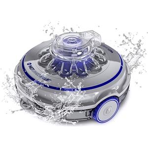 Gre RBR75 - Wet Runner Plus Robot senza fili per piscine fino a 50 m2 con fondo piatto. Pulitore elettrico per piscine con 75 minuti di autonomia