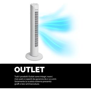 Innoliving Ventilatore a Torretta 3 Velocità INN-504 con Timer 120 Minuti Outlet