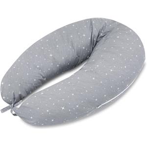 Totsy Baby Cuscino gravidanza 190cm - Supporto per dormire sul fianco e alleviare la schiena Lungo per letto matrimoniale o singolo Perfetto per il relax in maternità forma a C Oeko-Tex