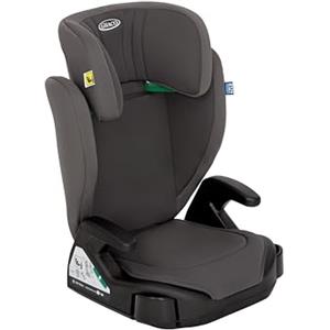 Graco Junior Maxi i-Size R129 Seggiolino auto leggero con schienale alto, per bambini di altezza 100-150 cm (da 3,5 a 12 anni circa), colore Iron