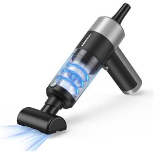 EBOSSOM Aspirabriciole Senza Fili, 17000Pa 4 in 1 Aspirapolvere Auto Portatile,Aspiratore e Soffiatore con Motore Brushless,USB C Mini Aspirapolvere Potente per Auto Casa Ufficio Peli di Domestici