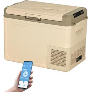 Alpicool GE40 40L Frigoriferi Portatile Elettrico Frigorifero per Auto Congelatore 12V 24V DC/AC Mini Frigo per Viaggio, Picnic, Campeggio Uso Esterno, da -20℃ a 20℃