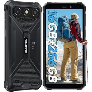 OUKITEL G3 Rugged Smartphone, 16GB+256GB/1TB Telefono Indistruttibile, 6300mAh Batteria, 6.0" Cellulare da Lavoro, 13MP+5MP Fotocamera, Android 14, 4G Dual SIM/IP68/IP69K/GPS/OTG/FACE ID/3.5mm Jack