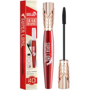 Netinpeater Mascara Waterproof, Intenso e Lunghezza Senza Limiti, Ciglia Leggere, Definisce, Incurva e Moltiplica, Nero Mascara, 10ml