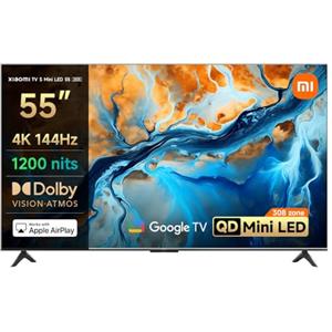 XIAOMI TV S Mini LED 55, QLED, 55 inch, Dolby Vision, Atmos144Hz, 1200 nits