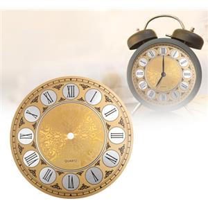 VersaGenius Quadrante in alluminio, numeri romani, quadrante, numeri romani, quadrante rotondo da parete, per ufficio, casa