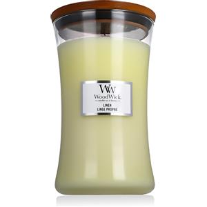 WoodWick Large Hourglass Candles Candela profumata 610 g variante Linen