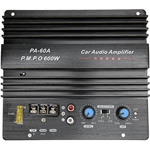 GOWENIC Scheda Amplificatore di Potenza per Auto da 600 W 12 V, Modulo AMP Stereo con Chip Integrato Doppio IC, Scheda Amplificatore di Potenza per Auto