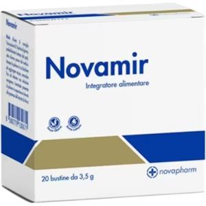 NOVA PHARM Novamir - Integratore alimentare con Metilsulfonilmetano, Glucosamina, Condroitina e Mirra - 20 Bustine senza Glutine e Lattosio