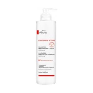 Vebix Phytamin Active Shampoo 250ml - Shampoo Rinforzante per Prevenzione Caduta Capelli con Vitamina B6 ed Estratti Naturali