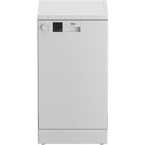 Beko lavastoviglie slim 45cm 10 coperti classe e libera installazione 5 programmi bianco