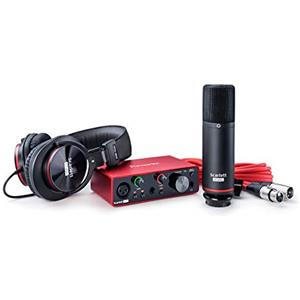 Focusrite Scarlett Solo Studio (terza Generazione), pacchetto Interfaccia Audio USB - Per Chitarristi, Cantanti E Produttori, Con Microfono A Condensazione E Cuffie, Per Registrare