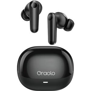 oraolo Cuffie Bluetooth, In-Ear con 4 ENC Noise Cancelling Mic, Wireless Auricolari Bluetooth, Auricolari In-Ear con Unità Audio da 13mm, Batteria da 32 Ore Tipo C