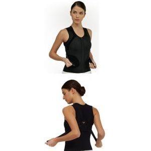 DUAL SANITALY K1 Posture Keeper Donna Bianco Taglia 5 - Dispositivo di Correzione Posturale con Richiamo Dinamico Dorsale