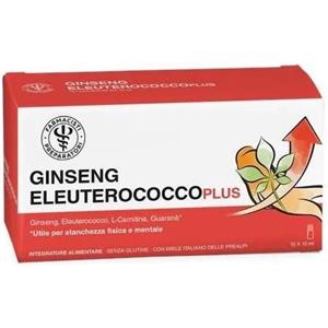UNIFARCO Ginseng Eleuterococco - Integratore Energetico in 10 Flaconcini da 10 ml con Ginseng, Eleuterococco e Guaranà