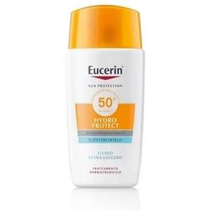 Eucerin Fluido Viso Ultra-Leggero SPF 50 50ml - Protezione Solare con Idratazione Intensa