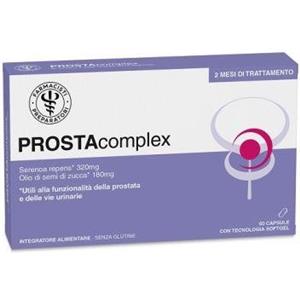 Unifarco LFP Prostacomplex 60 Capsule - Supporto per Prostata e Vie Urinarie con Serenoa Repens e Olio di Semi di Zucca